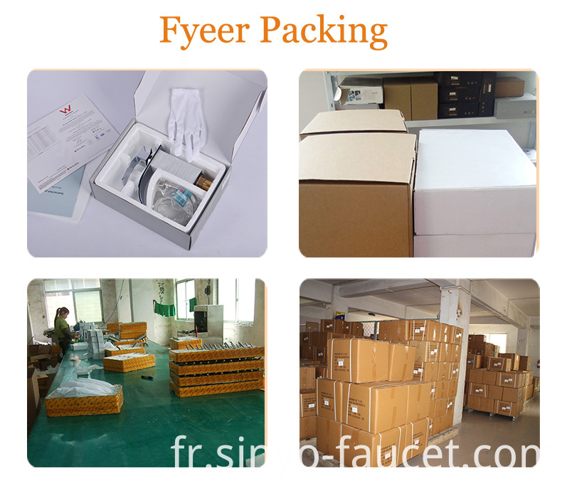 Fyeer High Quality in-Wall Bath Shower Thermostatic Faucet with Diverter